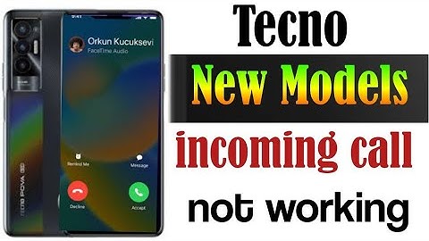 Tecno new Model Incoming Call not working/Techno pova New incoming call problem fixed