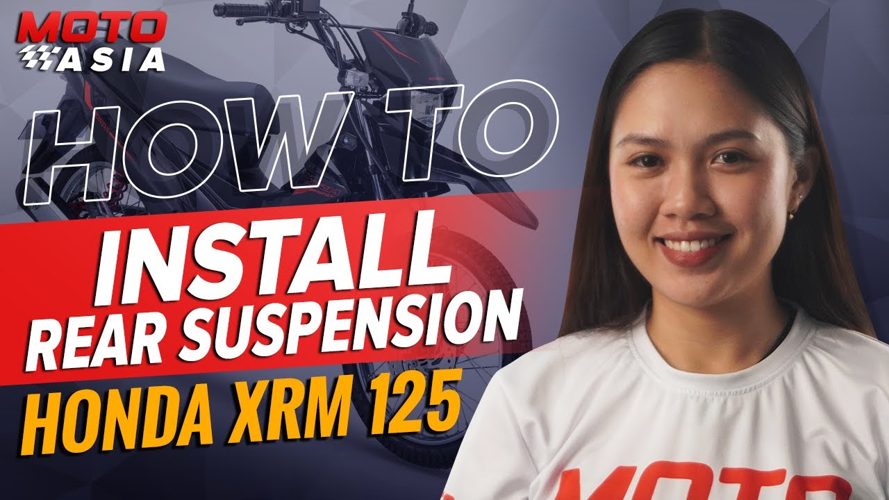 How to Change Rear Suspension on Honda XRM 125 | Step by Step Guide ...