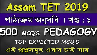 Assam TET 2019/500 MCQ'S of PEDAGOGY/ONE LINER/TOP EXPECTED MCQ'S/PART 1 screenshot 4