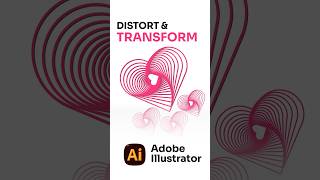 Adobe illustrator Tips|DISTORT & TRANSFORM #photoshop #illustratortutorial #youtubeshorts #tutorial