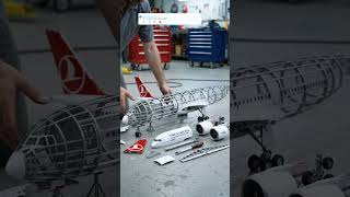 Building a Turkish Airlines A350 from SCRATCH 🇹🇷✈️ | Satisfying ASMR Build
