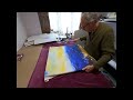 Giclee printing and stretching of fine art canvas part 3 - Melody Art in Porlock