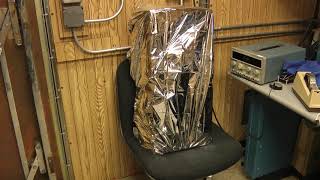 Testing Mylar Blanket for EMP Shielding