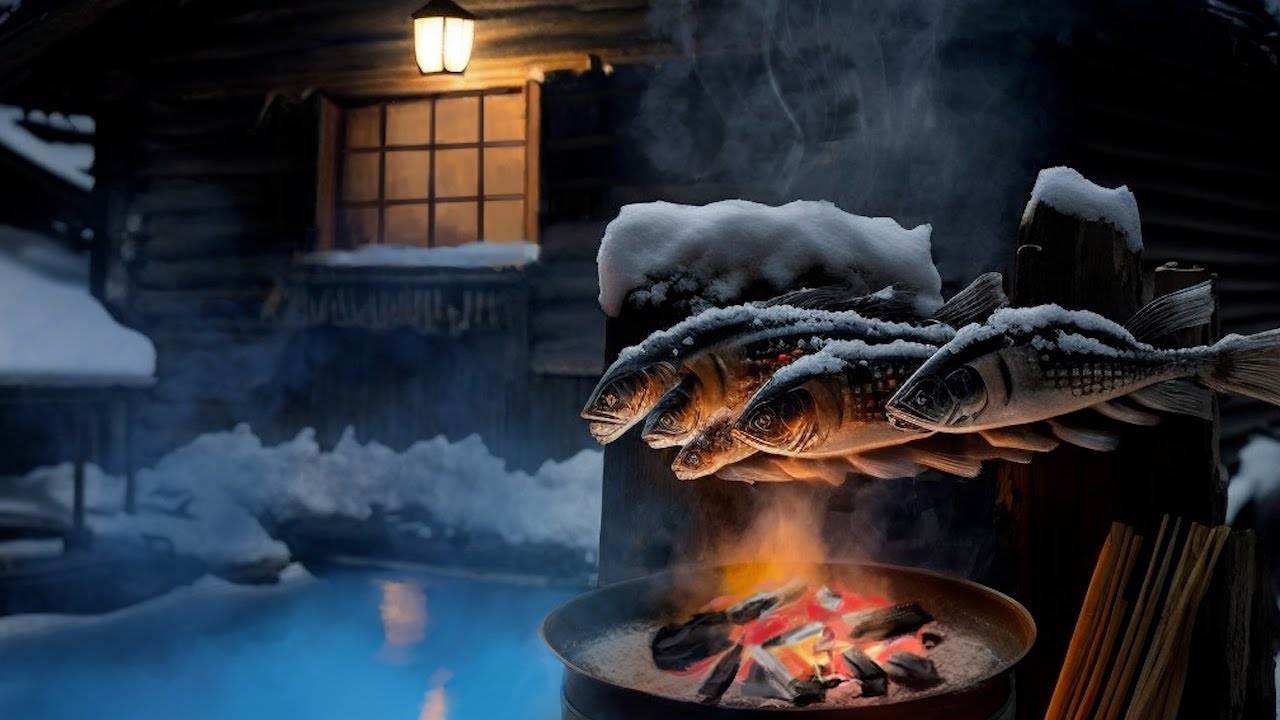 일본인도 가고 싶어하는 380년된 료칸 '츠루노유'에서의 하룻밤 [아키타현 겨울여행2, 히가시혼진, 남녀혼욕 노천탕, 이로리]