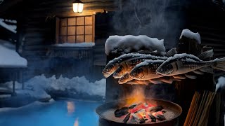 일본인도 가고 싶어하는 380년된 료칸 '츠루노유'에서의 하룻밤 [아키타현 겨울여행2, 히가시혼진, 남녀혼욕 노천탕, 이로리]