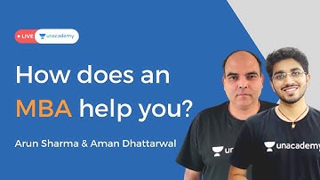 How does an MBA help you | cat 2021 exam preparation motivation | Arun Sharma & Aman Dhattarwal