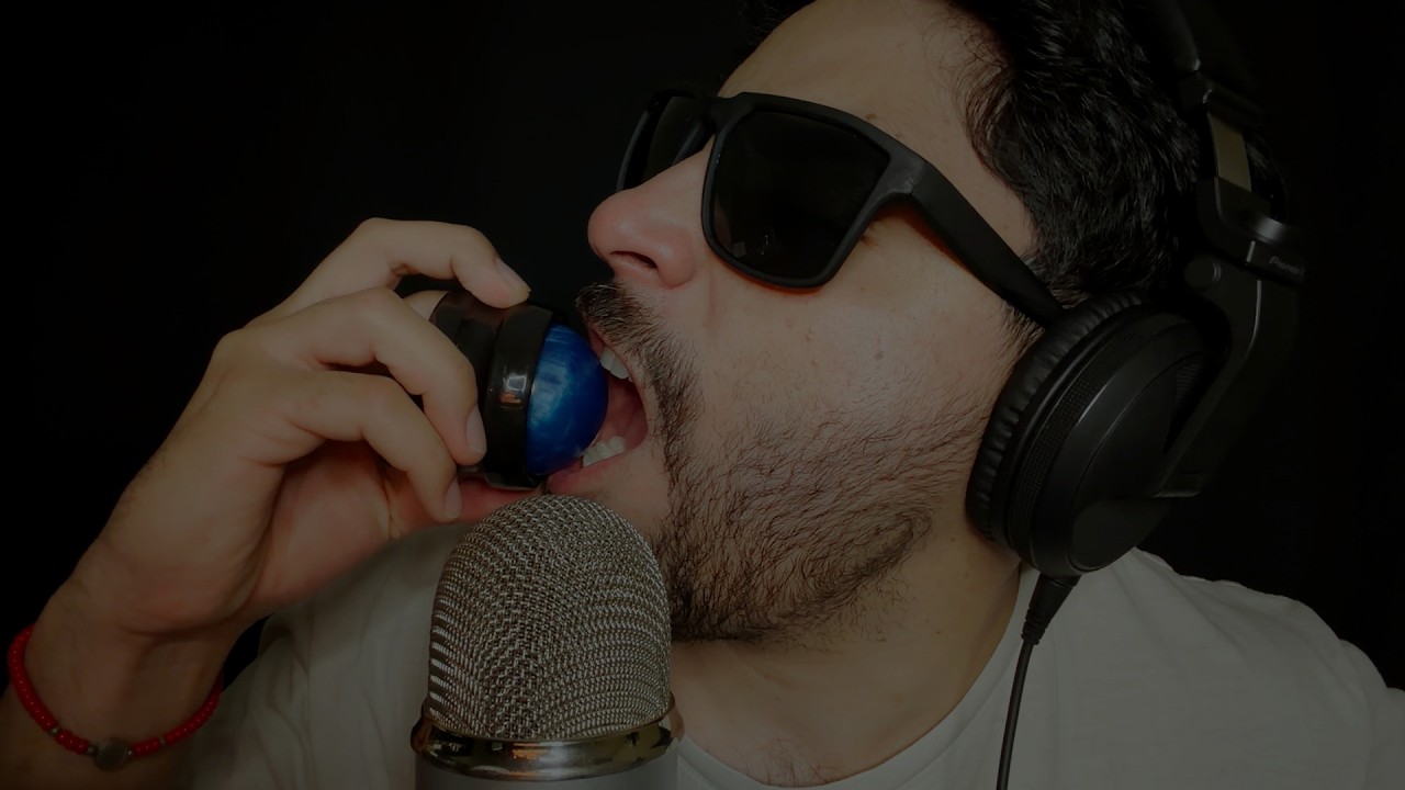 ASMR Satisfying Rollerball Massage & Mouth Sounds