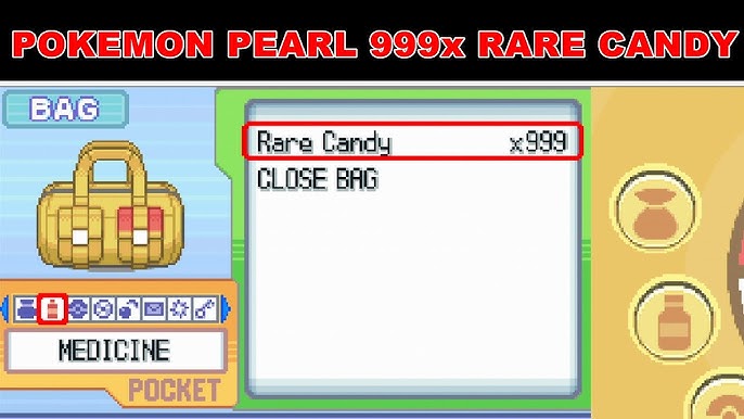 Pokemon Black/White Rare Candy Code 