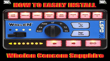 How To Easily Install Whelen Cencom Sapphire ( #LSPDFR ) #GTA5 #Whelen