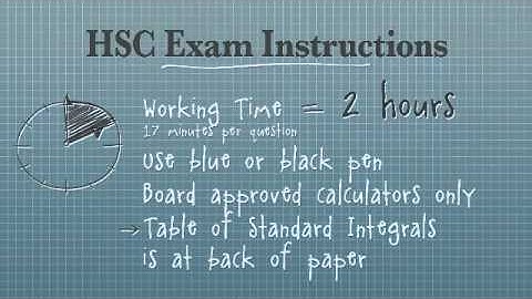 Maths Extension 1: Tips for doing and studying for the exam