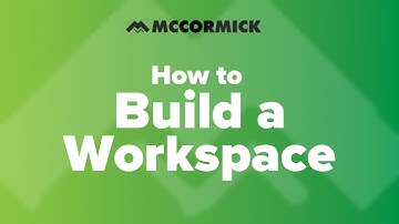 How to Build a Workspace | McCormick Estimating Software