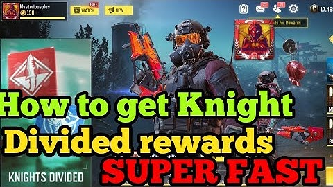 How to get knight divided rewards super fast #callofdutymobile