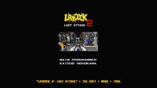 [MSX2] - Laydock 2: Last Attack - Intro