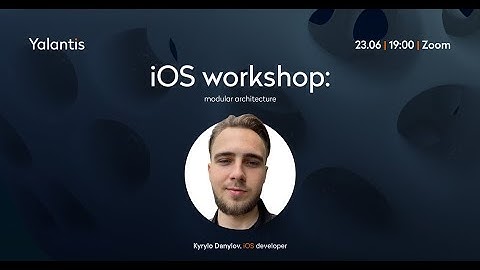 iOS workshop: Modular architecture