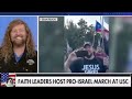 Sean feucht interview with fox news on usc israel march