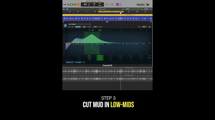 Kick Drum EQ in Logic Pro | Mixing Tips | #shorts #music #musicproducer