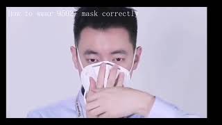 How to wear 3M 9502+ mask correctly