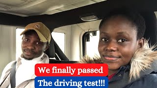 We failed the driving test 3 times, finally we passed ??