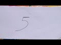 Easy drawing with 5#art #shorts #easydrawing