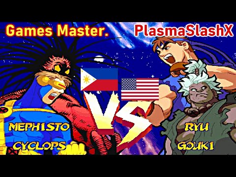 Marvel Super Heroes Vs. Street Fighter - Games Master. vs PlasmaSlashX