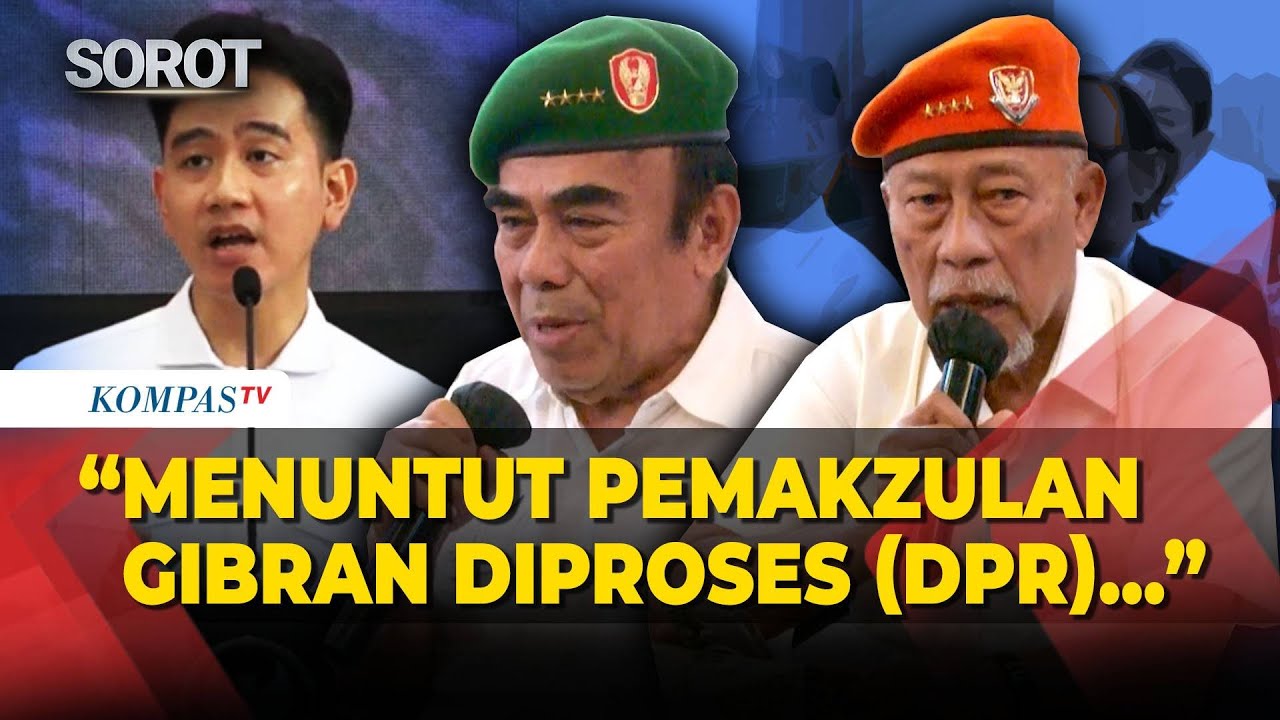 [FULL] Alasan Forum Purnawirawan TNI Kirim Surat Lagi ke DPR, Desak Pemakzulan Wapres Gibran