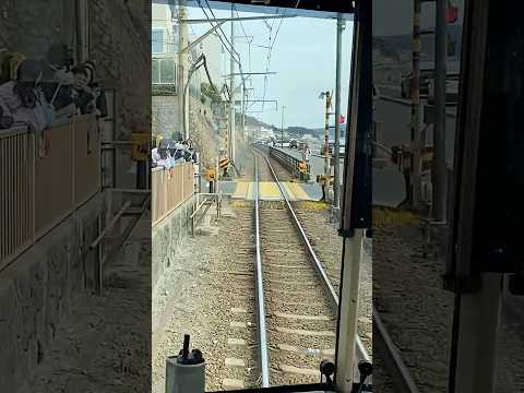 江ノ電 (江之電電車 - 江島電鐵) Part 5 灌籃高手平交道｜我與世界之鐵路 日本 江ノ島編 ｜ 私は世界の鉄道と SLAM DUNK スラムダンク踏切 ｜#江ノ電 #江之島 #踏切