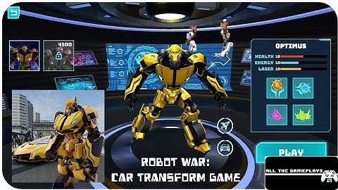 Robot War: Car Transform Game (ATG) Android, iOS Gameplay