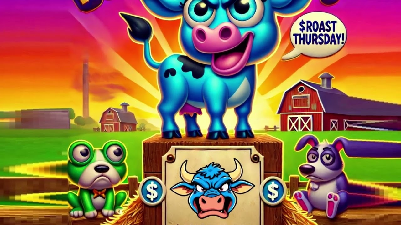 Angry Blue Cow: The Meme Coin Revolution Moo-ving the Crypto Market! 🐮🚀