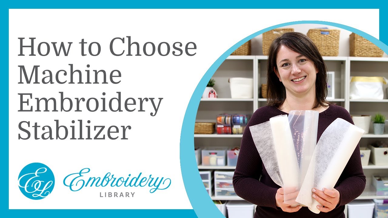 Stitch Tip: How to Choose the Right Embroidery Stabilizer - Stitch It  International