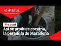 Así se produce cocaína, la pesadilla de Maradona