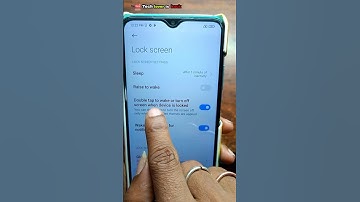 how to enable double tap to on screen in redmi 9 power #shorts