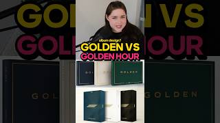 Ateez “Golden Hour” Album Design vs Jungkook “Golden”