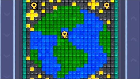 Pixel flow level 53 hard level Walkthrough Solution 