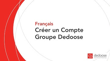 Créer un Compte Groupe Dedoose | French Video Collection