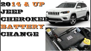 Jeep Cherokee Battery Replacement 2014 And Newer (Easy) - Youtube