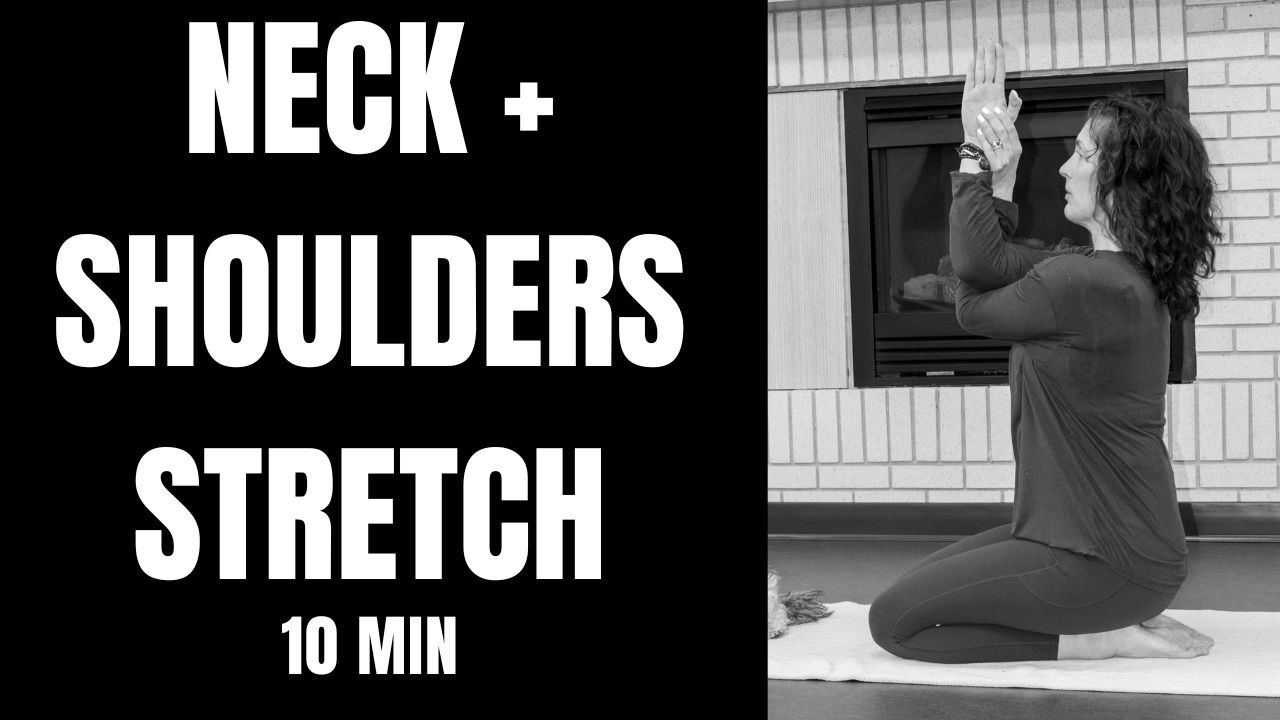 Pause & Release | 10-Minute Neck and Shoulder Stretch #stretch #yinyoga #upperbodystretch