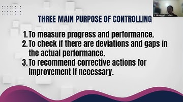 FUNCTIONS OF MANAGEMENT: CONTROLLING