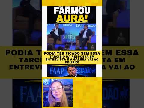 TARCÍSIO DÁ RESPOSTA E GALERA VAI AO DELÍRIO! #brasil #política