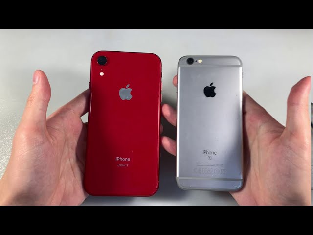 iPhone XR（レッド）とiPhone 6s（シルバー） iPHONE XR Vs iPHONE 6S! (Should You Upgrade?) (Speed