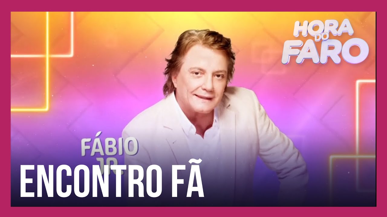 Hora do Faro promove encontro surpresa entre fã e Fábio Jr. neste domingo (28)