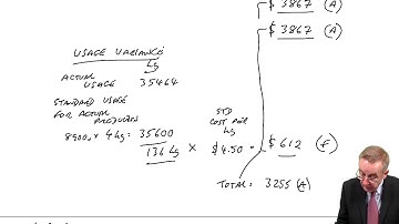 Variance Analysis (part 2) - ACCA Management Accounting (MA)