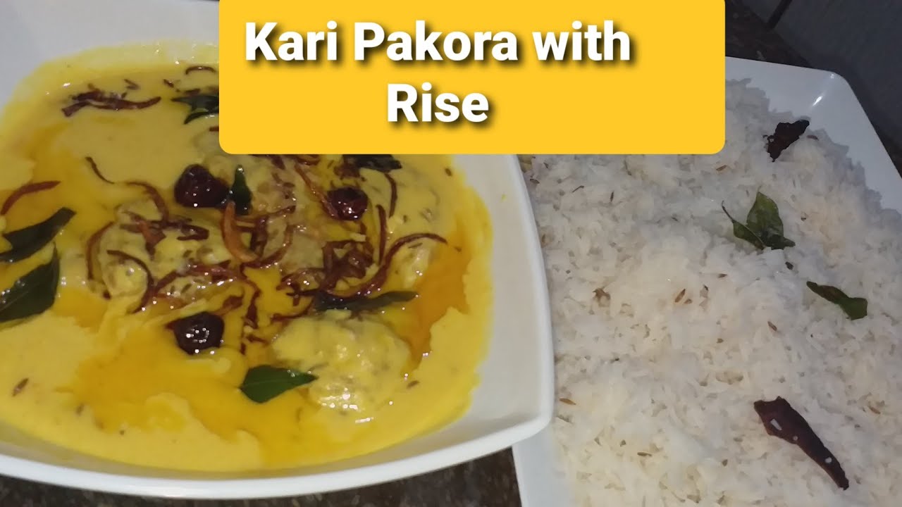 Mazedar Easy Style mein Kari Pakora or Kadhi Pakora with Mazedar Easy Style mein Kari Pakora or Kadhi Pakora with
