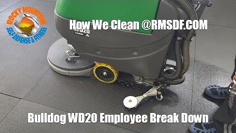 How We Clean @RMSDF | Bulldog WD 20 Employee Break Down