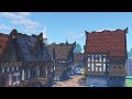 Let&#39;s build a Medieval City | Episode 9: Bakery &amp; Book store | Minecraft Timelapse