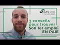 Gestionnaire paie  3 conseils pour trouver son 1er emploi en paie