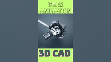 Gear 3D Animation #solidworks #3d #cad #animation #shorts