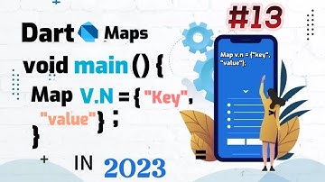 Introduction to Dart-Maps| Windows 10 | 2023 | Dart Maps | Dart | Flutter 3.0 #flutter #dart  #maps