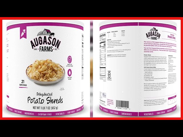 Augason Farms Dehydrated Potato Shreds