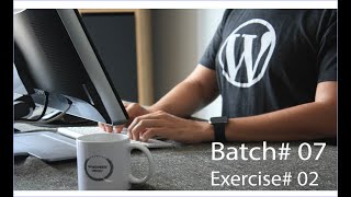 Famous WordPress exercise 2 batch 7 tutorial for beginners Profile