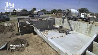 How Americans pour a BASEMENT in a dry climate.